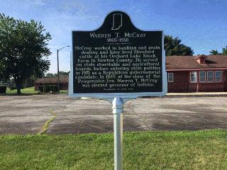 Warren T. McCray Historical Marker